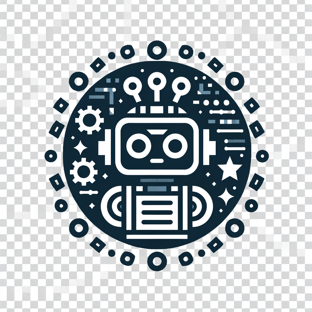 Создай логотип без надписей для компании, которая занимается созданием программного обеспечения и называется soft creators. Фон пусть будет прозрачный, логотип состоит из простых элементов, не более трех. Можно создать в стиле робота.